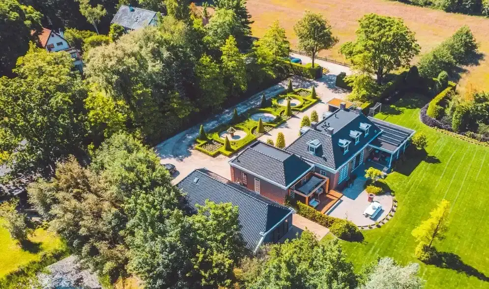 Bovenaanzicht van Buitenliefde